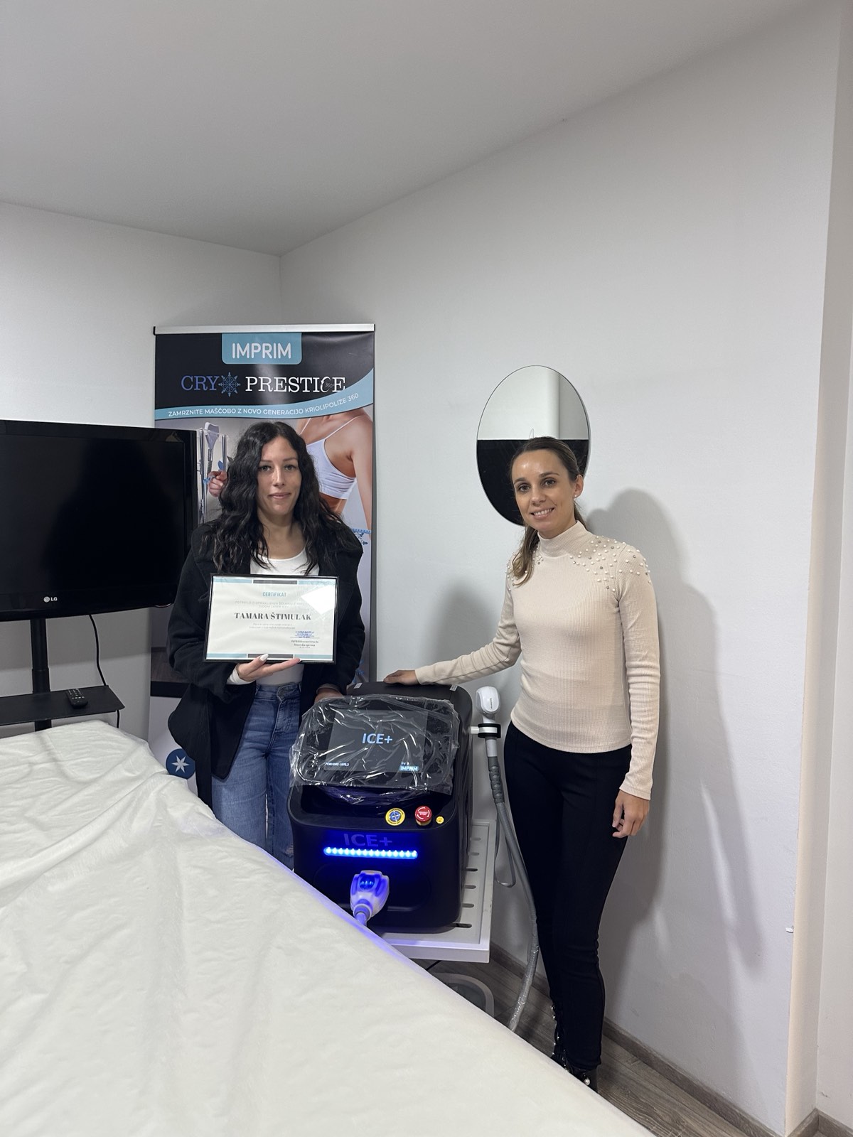Diodni laser ICE+ pri Bonita Lepotni Salon - Imprim